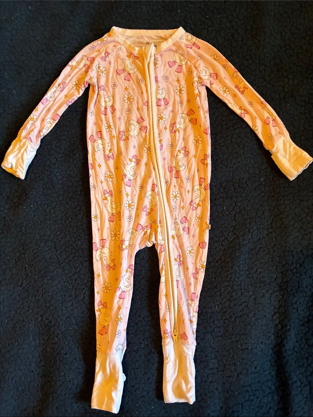 Caden Lane Pink Floral & ducky print